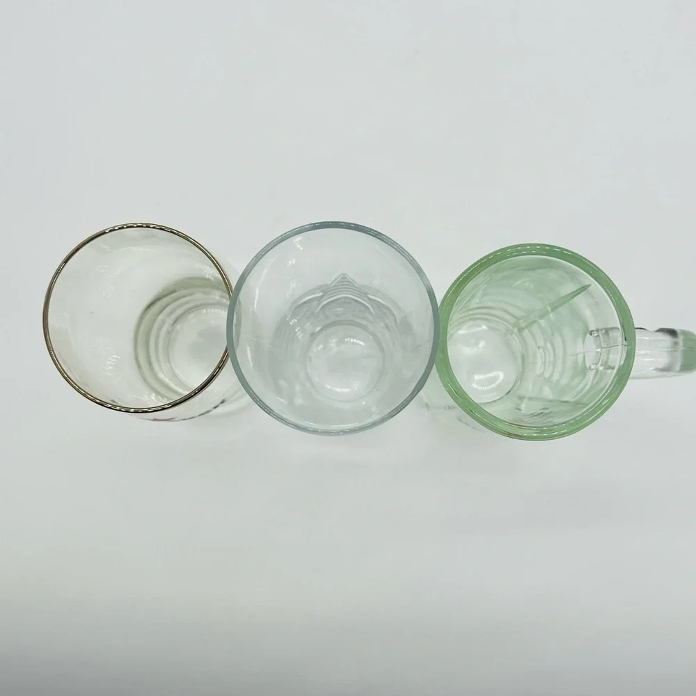 SET OF 3 HEINEKEN & HEINEKEN LIGHT BAR GLASSWARE